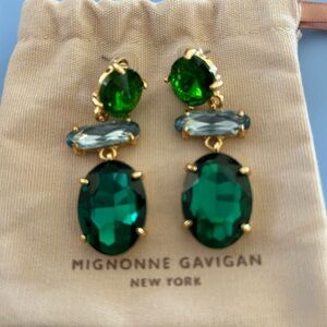 NWOT Mignonne Gavigan Crystal Drop Earrings